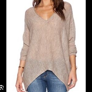Free People Sadie Wool V Neck Sweater